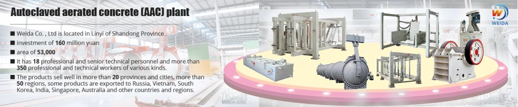 Full Automatic AAC Concrete Block Making Machine Line/ AAC Light Weight Block Production/ AAC Plant Production Line
