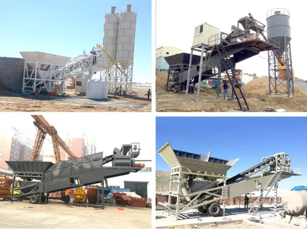 2023 China Supplier for Yhzs75 Mobile Concrete Batching Plant/Mobile Concrete Mixing Plant