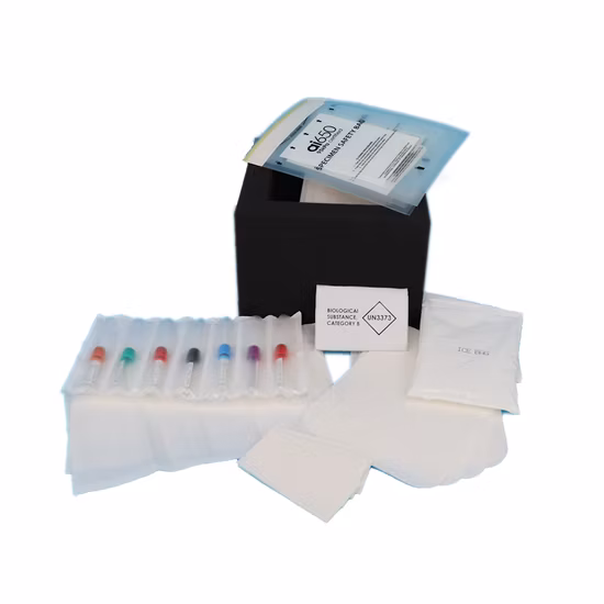 Petit sac Biohazard Enveloppes d'autoclavage 95kpa Sac de transport d'échantillons Biohazard avec 7 pochettes absorbantes fendues Ues Medical Lab