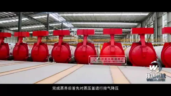 Chine Ligne de production de panneaux AAC Isolation thermique des matériaux de construction Usine de blocs de chaux de sable Alc Meilleur prix